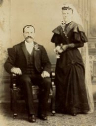 Wedding portrait of Nicholas and Mary (Wester) Klein